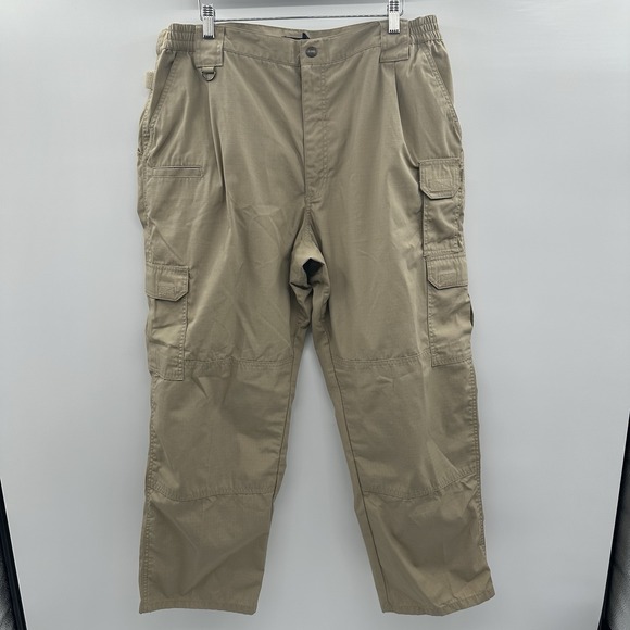 Lot 2 5.11 TACLITE Pro Tactical Pants Style 74273 Mens 42x30 Tan Gray Pockets - Picture 11 of 16